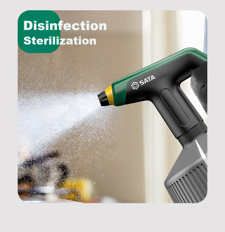 SATA Electric Watering Sprayer Rechargeable Spray Bottle for Home Gardening Flower Watering Disinfection D05606 13