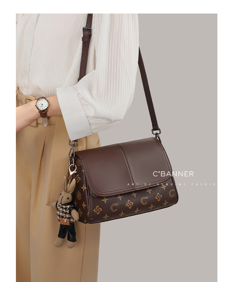C.BANNER Handbag, Women's Crossbody Bag, Large Capacity Shoulder Bag, Underarm Bag, Light Luxury Birthday Mother's Day Gift, Practical Present for Mom 2