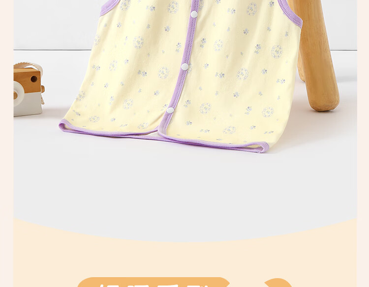 Badibadi Pure Cotton Baby Toddler Vest Spring Autumn Wearable Inner Warm Fashion Versatile Dinosaur Print Size 130 2