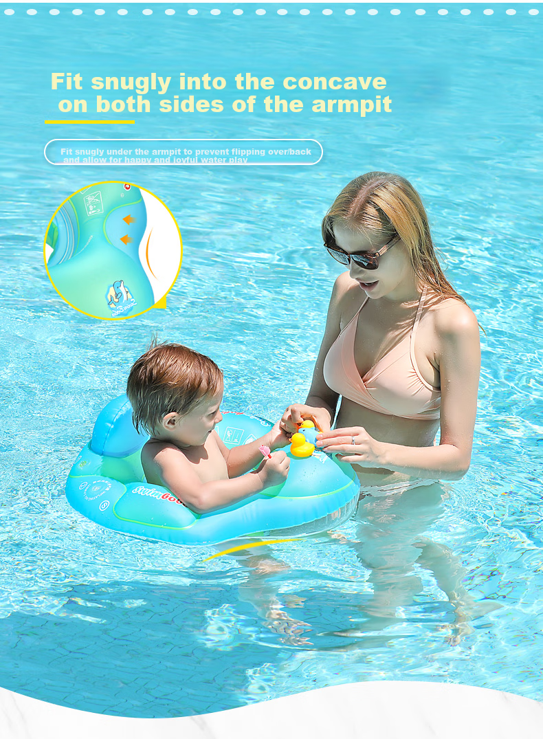 Swimbobo Children's Swimming Ring, Anti-Rollover, Boys And Girls Seat Ring, Inflatable Float Ring, Children's Swimming Equipment BO8001S 3