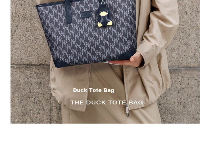 NUCELLE Angelababy's Duck Tote Bag, 2026 Light Luxury Niche Commuter Shoulder Bag for Women, Birthday Gift 3