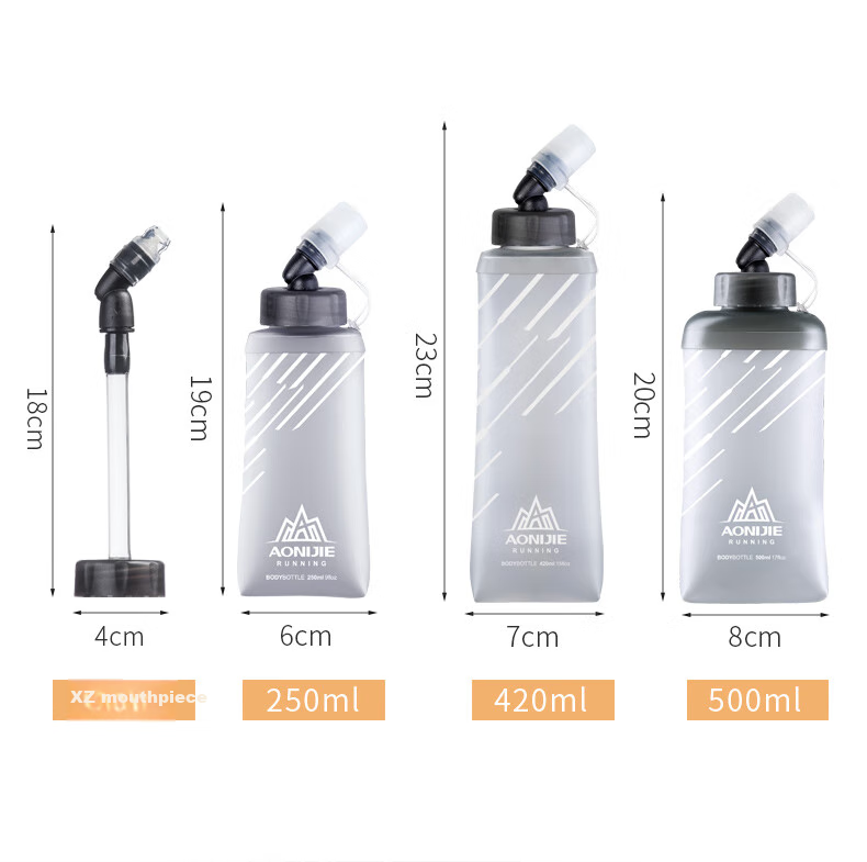 AONIJIE Hydration Bladder, Outdoor Soft Water Bottle, Hiking Sports Water Bag, Running And Trekking Convenient Water Reservoir 10