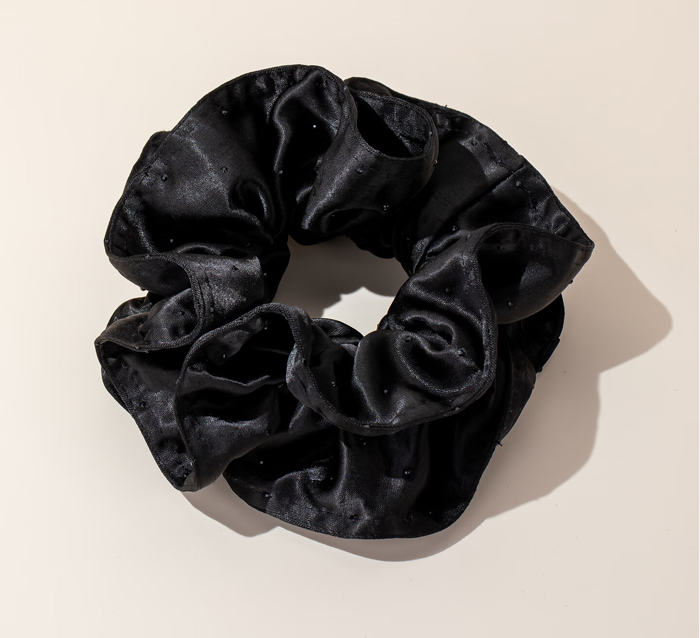 Qlady Elegant Black Hair Tie Rubber Band for Ponytail, Hair Accessory, 2026 New Style, High-End Feel, Mid-Autumn Festival Gift 5