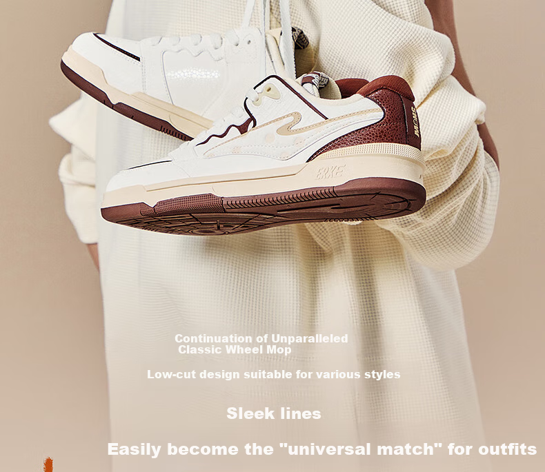 ERKE Men's Skateboard Shoes, Summer New Style Breathable Versatile Casual Shoes Comfortable Sneakers | Wushuang 3.0 - Waffle 7