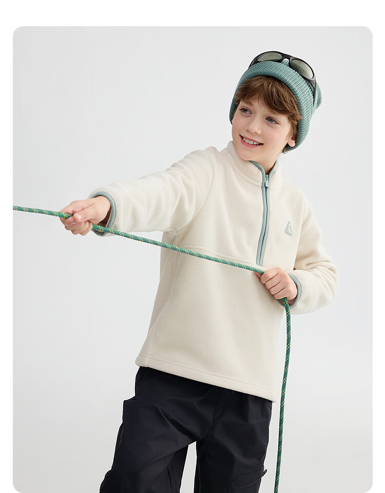 BALABALA balaOne Kids Sweatshirt Unisex Children's Winter 2025 Anti-Static Fleece Top 208425121204 3