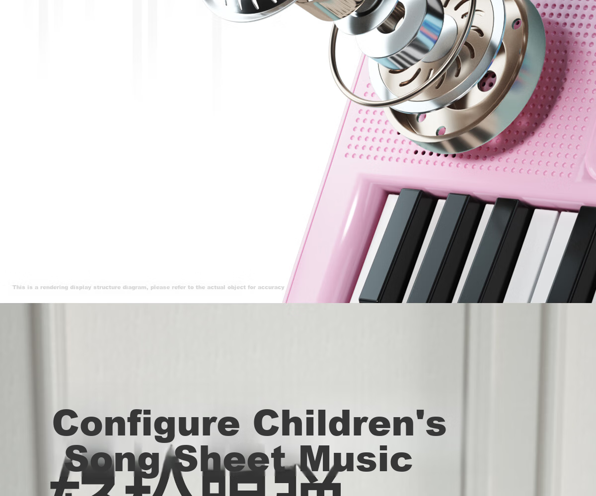 Xinge Electronic Keyboard, Children's Piano Toy, Birthday Gift for Boys And Girls, Early Education Musical Instrument for Toddlers, Home Use, 37 Keys with Desk And Chair 12