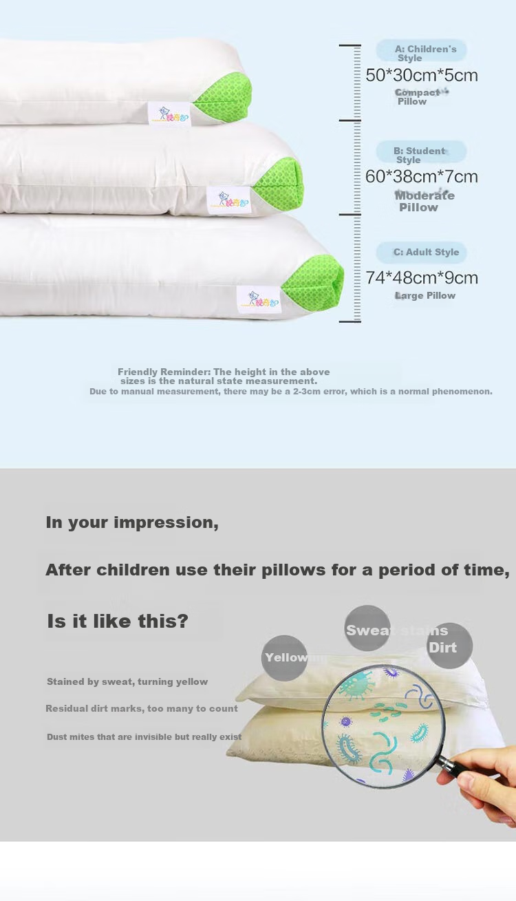 FUANNA Home Textile Pillow Core, Cervical Pillow, Five-Star Hotel Pillow, One Pack, Pure Cotton Antibacterial Pillow Core, Fiber Pillow, 70*45cm 2