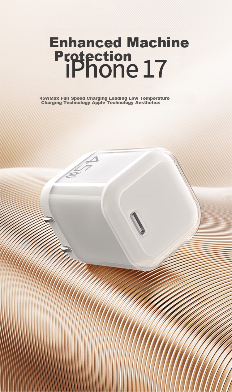 JD Original [iPhone18/17 Exclusive] 45W Gallium Nitride Apple Charger, IPhone18/17 Pro Max Charging Head, Type-C Low Temperature Fast Charging, Compatible with 40W And 35W Fast Charging 2