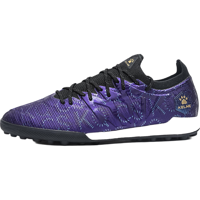 KELME Adult Soccer Cleats for Men, Jidian 3.0 TF Turf Studs with Carbon Plates, Competition And Training Shoes, Dark Purple, Size 40