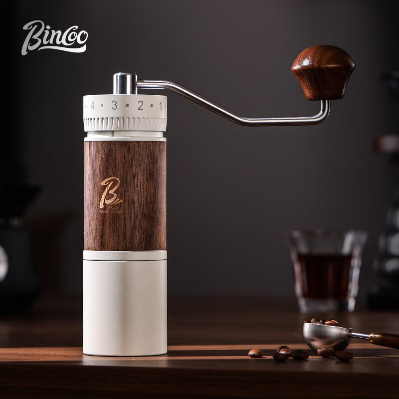 Bincoo Seven-Star 46mm Large Blade Manual Coffee Grinder Hand-Crank Espresso Coffee Bean Mill
