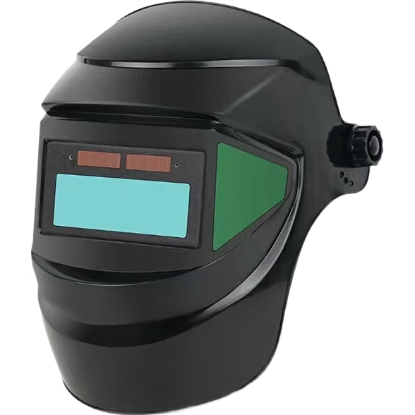BAIGE Auto-Darkening Welding Helmet Protective Face Shield with True Color Multi-View Window and Five Replacement Lenses