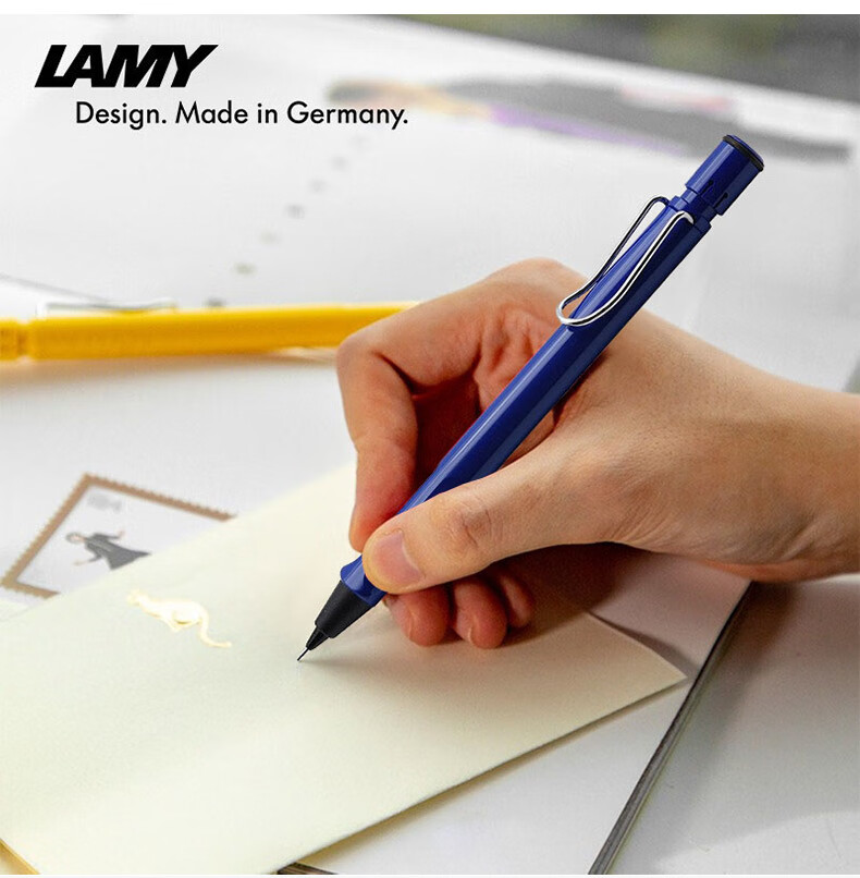 LAMY Germany Imported Safari Mechanical Pencil Red Hunting Series Daily Writing Pen Bulk Custom Gift Multi-Color Options for Elementary Students Children Practice Writing 5