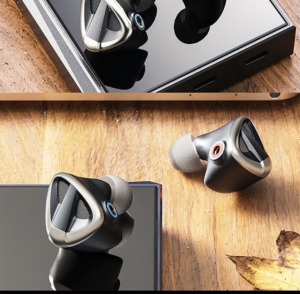 FiiO FH19 Dual Dynamic Six Balanced Armature Eight-Driver Detachable Cable In-Ear Flagship HiFi Music Heavy Bass Professional Audio Player 7