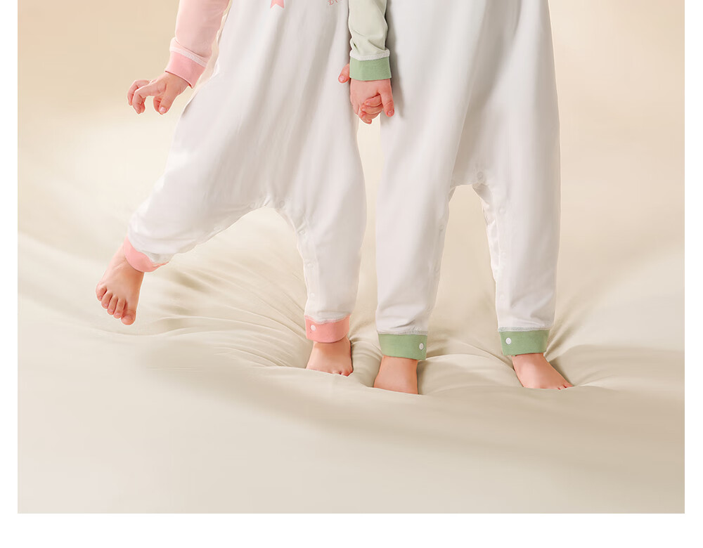 Betis Kids Spring Autumn New Pure Cotton Long Sleeve Belly Protection Unisex Children's Pajamas Homewear Jumpsuit Set 6