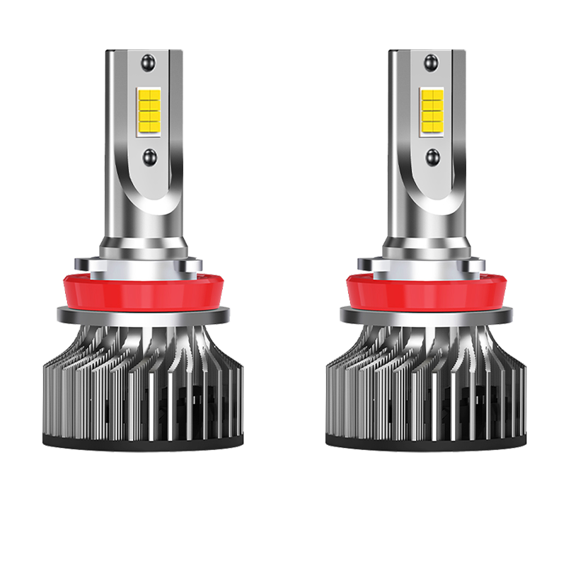 Baoxiang LED Car Headlights, H11 Bulbs for Cars, 6000K Ultra-Bright White Light, Low Beam/high Beam