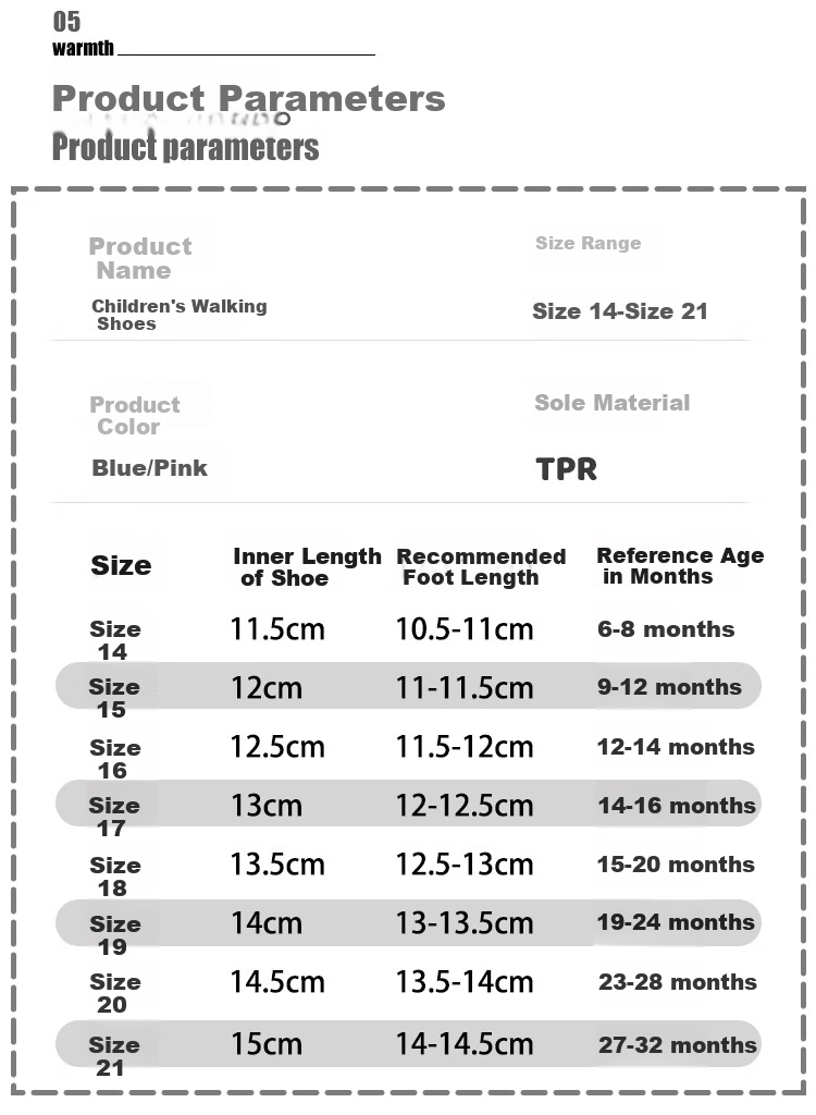 Tomberk Baby Walking Shoes Mesh Summer New Children's Functional Soft Sole Breathable Non-slip Mesh Shoes Pink Size 17 4