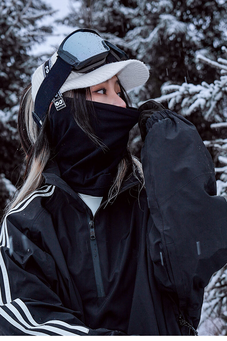 GOLOVEJOY High Joy Ski Mask Women's Winter Face and Neck Protection Windproof Cold Resistant Outdoor Neck Warmer Men's Cycling Headwear 54 11
