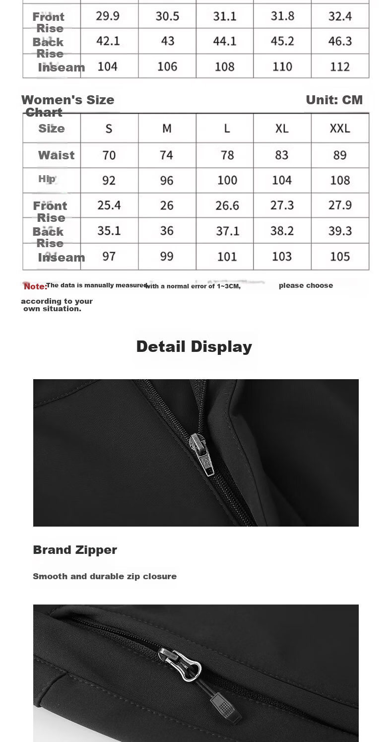ALPINT MOUNTAIN Fleece-Lined Soft Shell Pants for Men And Women, Autumn And Winter Outdoor Cold-Resistant Hiking Trousers, Winter Fleece Waterproof Tactical Pants 7