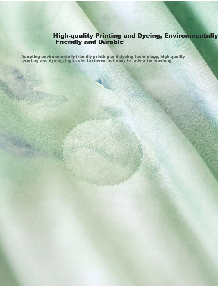 Ciyun Ice Soft Cooling Silk Summer Quilt, 100% Silk Washable Air Conditioning Comforter, 200*230cm, Qingqiu 12