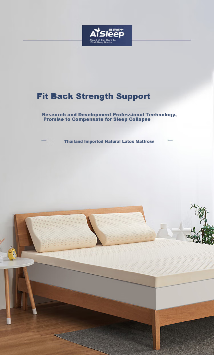 AiSleep Thai Natural Latex Mattress Pad, Foldable Tatami Mat, 93% Latex, 1.5x1.9 Meters 2