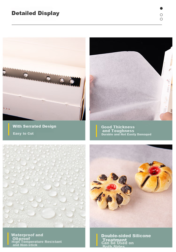 Suncojia Silicone Paper, Barbecue Paper, Oil-Absorbing Paper, Non-Stick Baking Paper for Oven Use, Home Use, Air Fryer Paper, 10 Meters 8