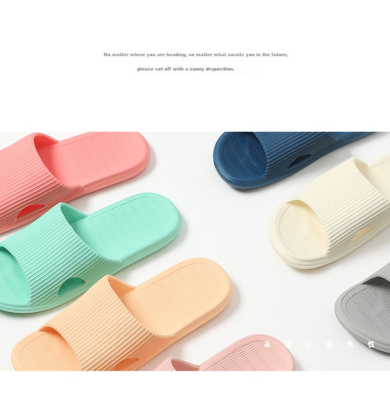 GUOLUOFEI Home Slippers for Men, Summer Indoor Use, Couples Shower Bathroom Squishy Feeling Sandals, Pine Green Color, Size 43-44 2