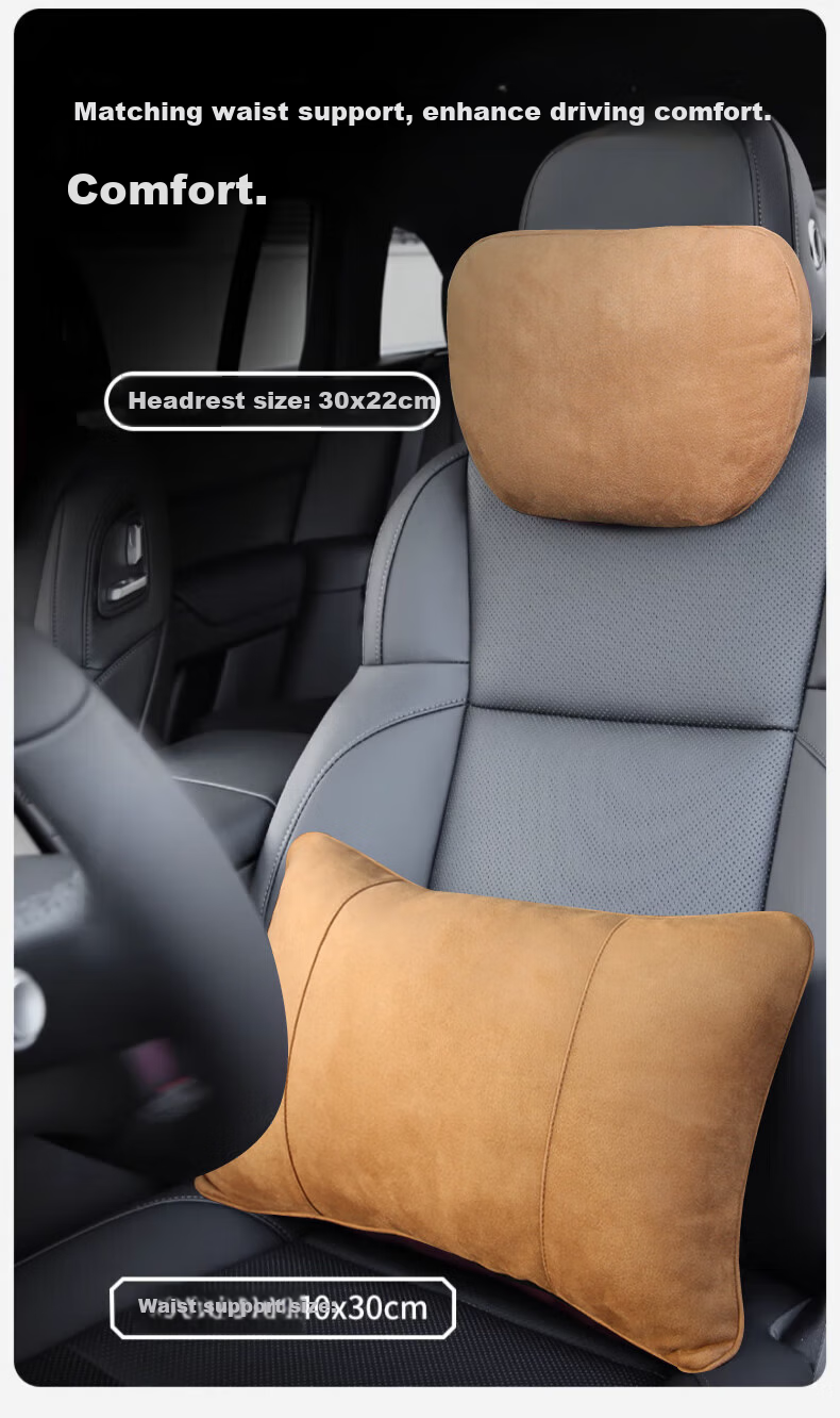 BIMLL B Car Headrest Suitable for Maybach Headrest, Mercedes-Benz, Tesla Neck Support Pillow, Wenjie Lumbar Cushio 8