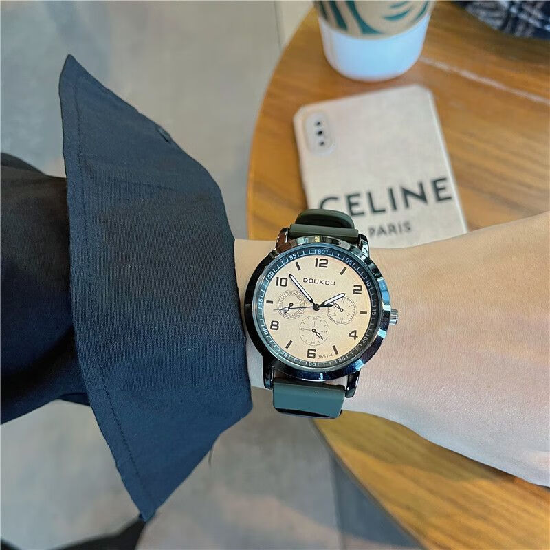 GEORGCOUNT American Retro Exam Watch for Women And Men, Teenagers, Middle And High School Students, Silent Waterproof Quartz Watch