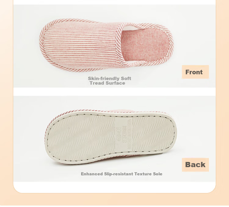 FOOTOPPO Slippers for Men And Women, Non-Slip Comfortable Cloth Slippers, Home Shoes for Couples, Large Size Men's Slippers 12