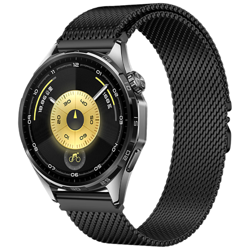 Watchbond Compatible with Huawei Watch 5/6/6 Pro Watch Band, GT7/GT7 Pro/GT6/5/4/3/6 Pro/5 Pro, Precision Parachute Button Detachable Magnetic Strap, Men's Wristband