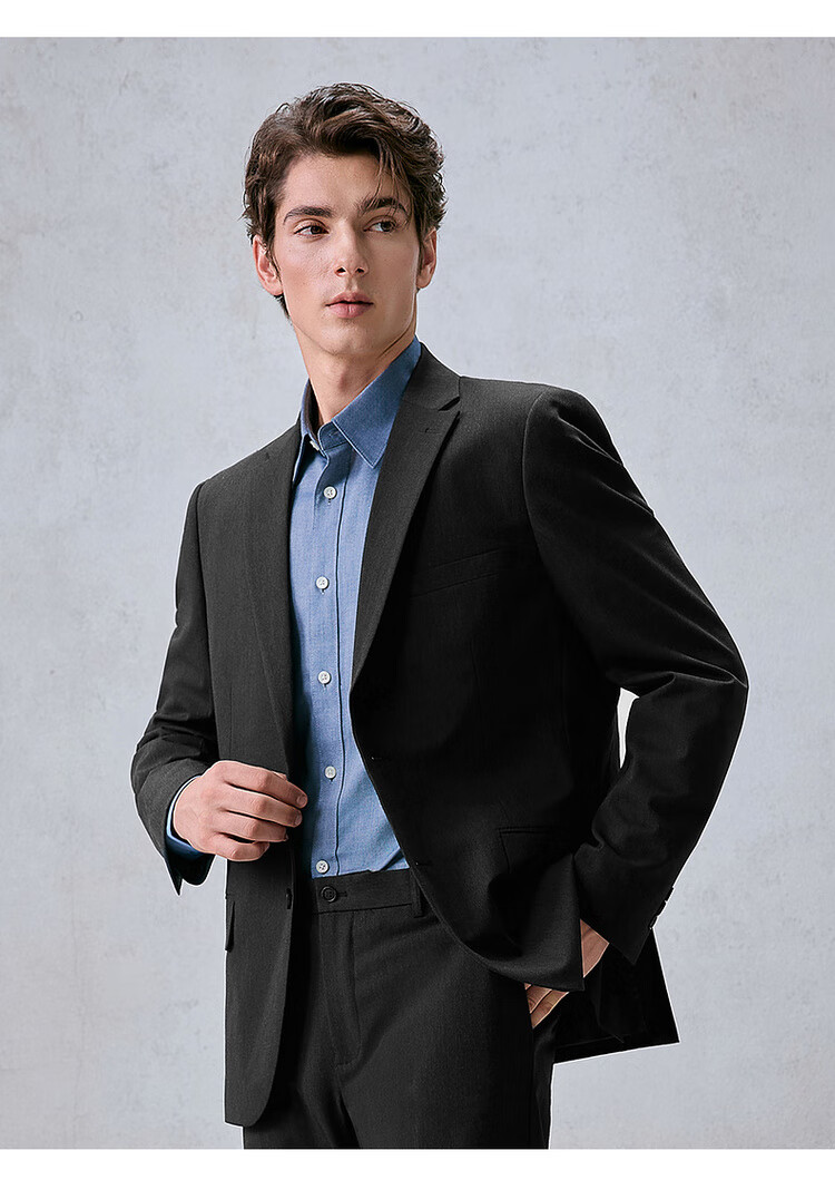 G2000 Antibacterial Multi-Stretch Business Formal Suit for Men, All-Season Office Wear 17