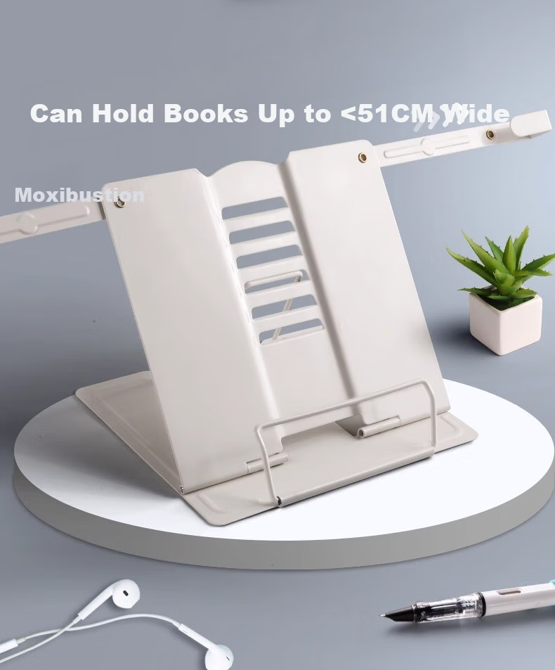 Shuxing Metal Reading Stand, Children's Book Holder, Book Support, Book Clamp, Reading Aid, Desk Book Stand, Tabletop Book Holder, Book Rack 6