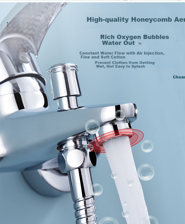 Larsd Shower Faucet Mixer Valve Set, Bathtub Mixer Tap Set, Bathroom Hot And Cold Shower Switch LD5003T 13