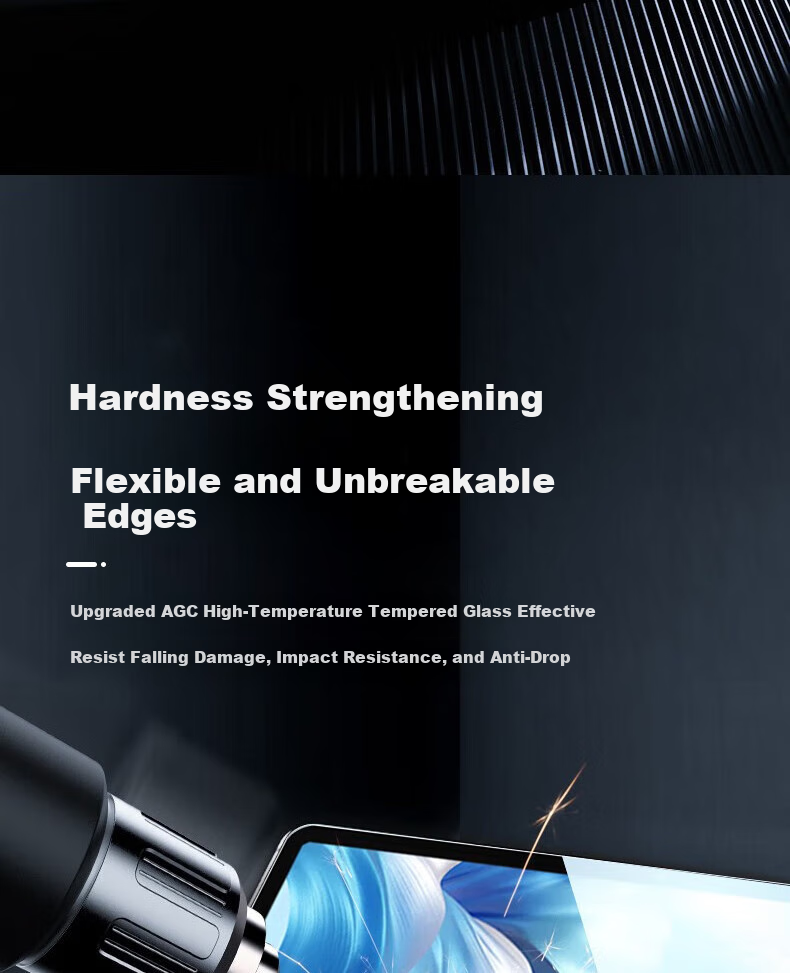 ESCASE Tempered Glass Screen Protector for Huawei MateBook E Go 2022 Model, 12.35-Inch Shatterproof Screen Protection Film, HD Full Glass Film, ES16 Transparent 5