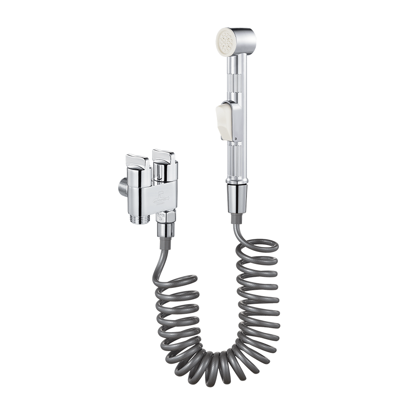Submarine F403 Toilet Spray Gun, Women's Wash Device, Angle Valve Package, Dual Handle Dual Control Main Body, Brass Ceramic Valve Core, 1/2 Inch Water Inlet