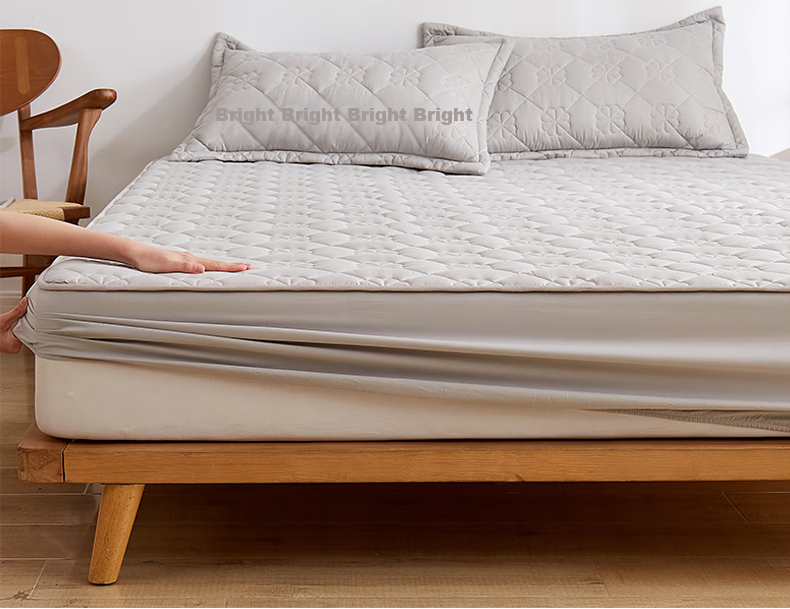 Hengyuanxiang Single Bed Mattress Protector, Class A Thickened, Washable, Non-Slip, Double Bed Cover, Mattress Cover, 180*200cm 6