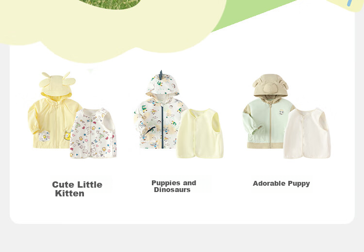 BALABALA Children's Outerwear Set, Baby Coat Two-Piece Outfit, Spring 2025 Collection, Cute And Adorable [Same As In-Store], 200125105201 7