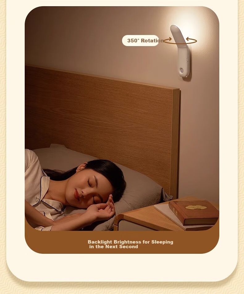 Kufire Night Light for Bedroom, Dormitory, Bedside Lamp, College Student Desk Lamp, Specialized Bedside Reading Light with Eye Protection, Rechargeable Magnetic Suctio 9