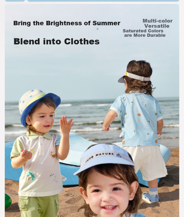 BALABALA Baby T-Shirt, Infant Top, Boys' Short-Sleeve Polo Shirt, Summer Wear, Thin, Cool And Comfortable 7
