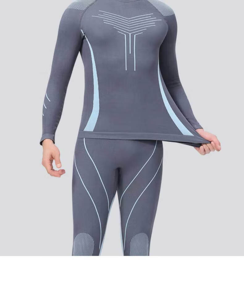 LangSha Ski Quick-Dry Thermal Underwear Men Marathon Running Set Outdoor Sports Skiing Mountaineering Compression Quick-Dry Underwear 19