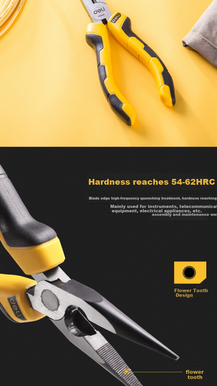DELIGONGJU Needle-Nose Pliers 6 DL2106 (New And Old Versions Shipped Randomly) 4