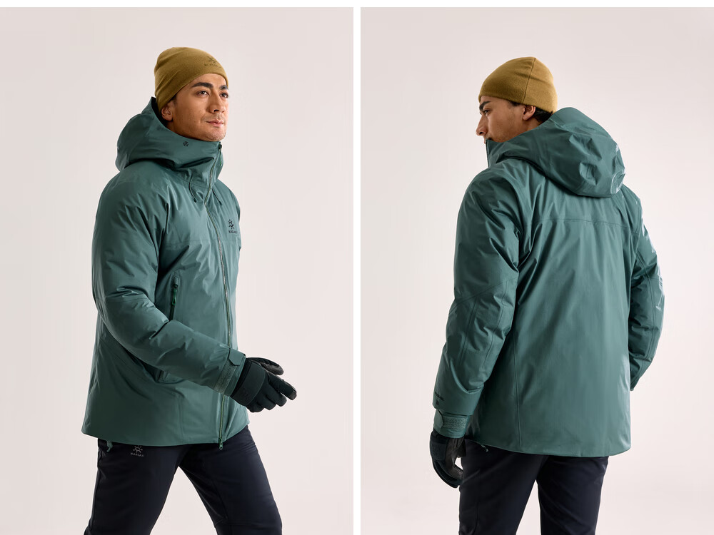KAILAS Men's 700 Fill Power Goose Down Graphene Insulated FLT 3L Hard Shell Winter Goose Down Jacket 9