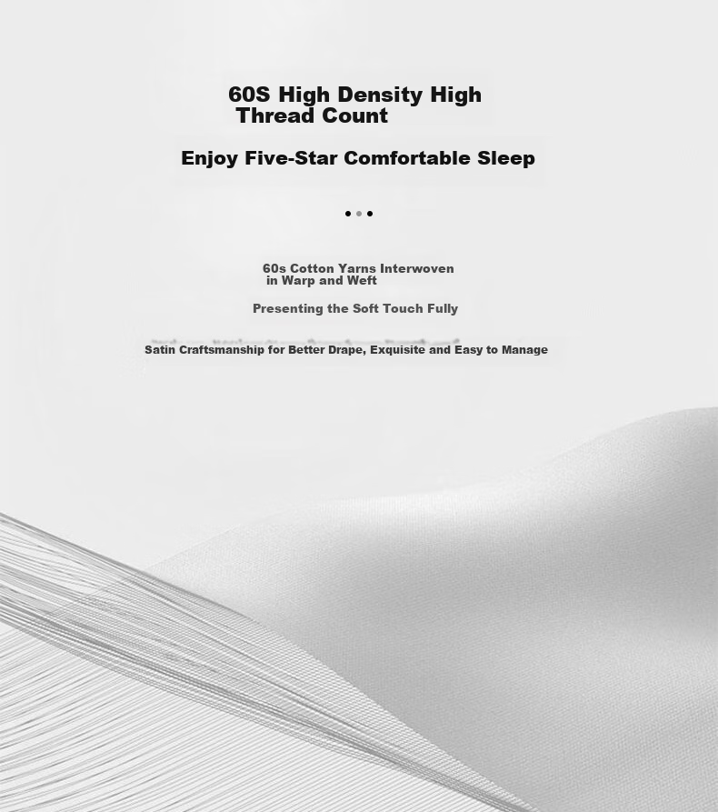 Yuanshenghuo White Single Bed Sheet, 60s Satin Pure Cotton Bedding, Hotel Guesthouse Bed Cover Skirt, 230*250cm 5