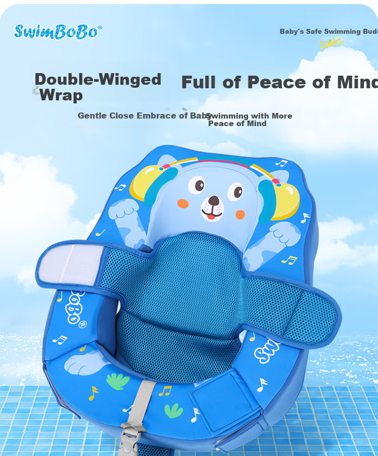 Swimbobo Baby Swimming Ring 0-24 Months Infant Swim Float Newborn Inflatable-Free Reclining Ring K7961 15