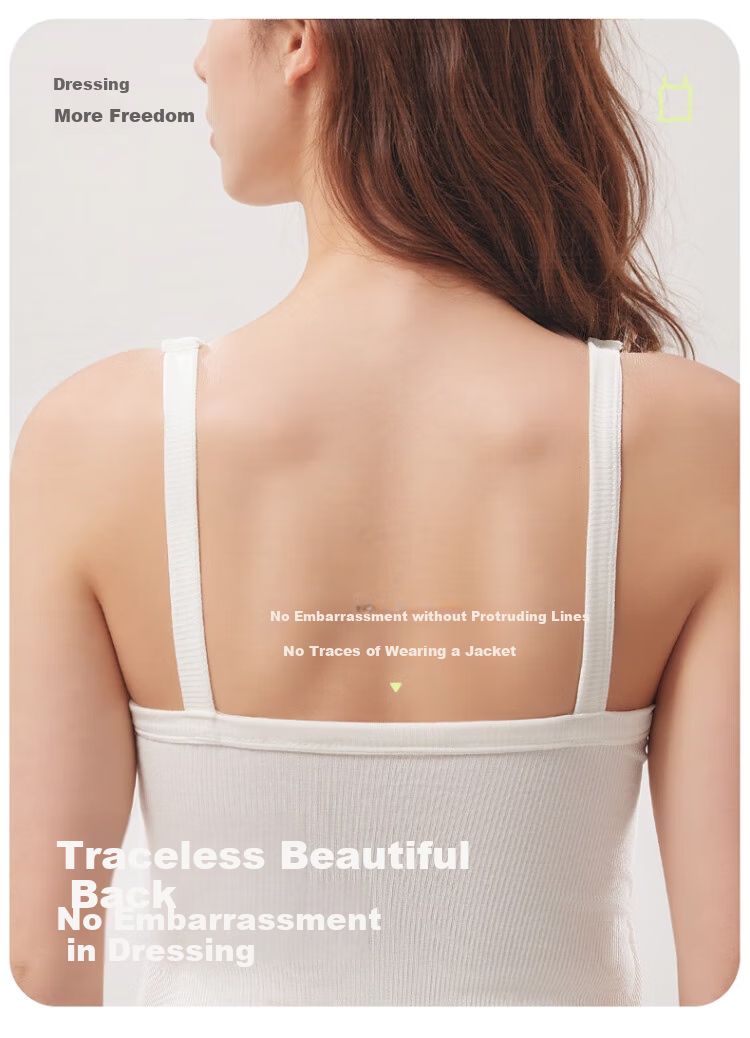 LangSha Nursing Camisole, Summer Thin Style, Wearable Outside, No Bra Needed, Postpartum Breastfeeding Specific, with Chest Pads, Maternity Underwear 6
