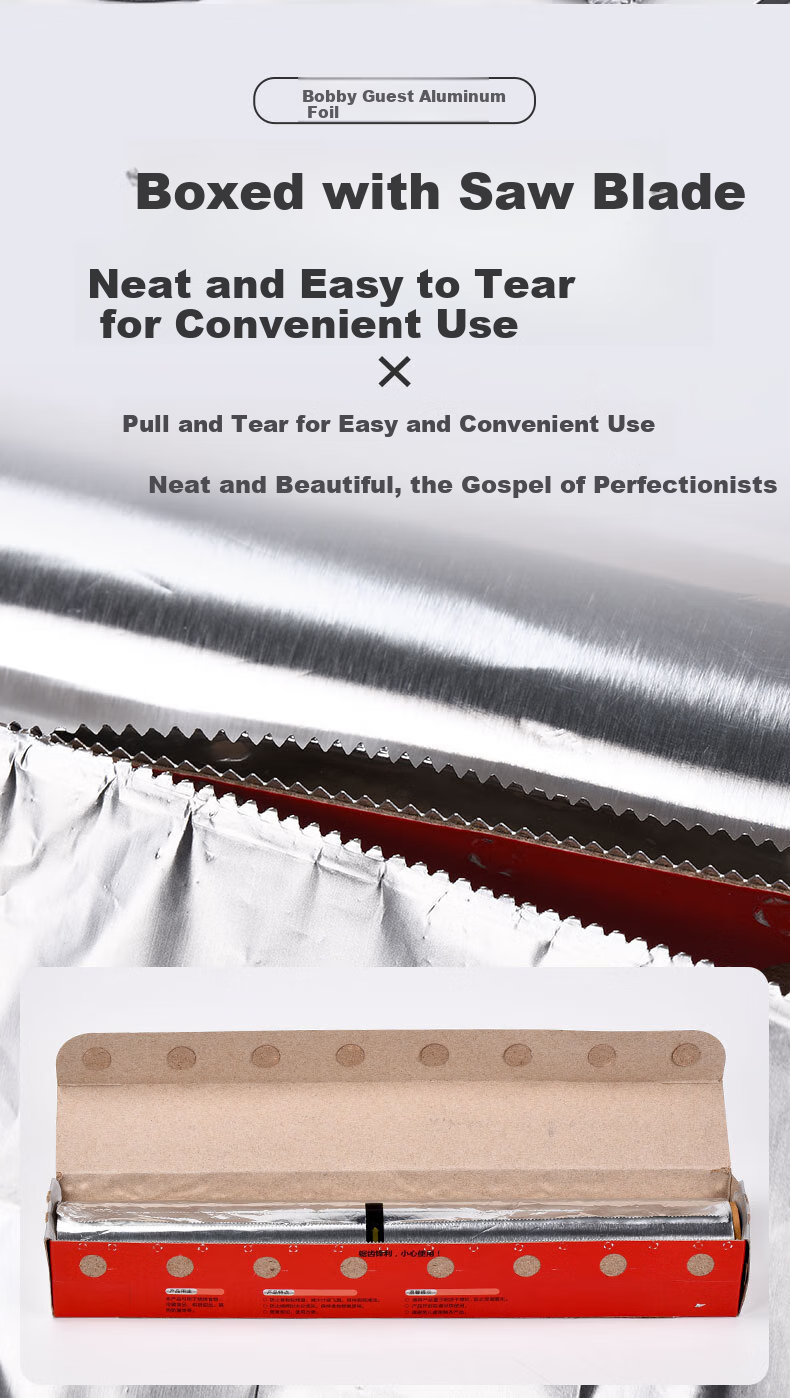 Babike Aluminum Foil Roll, 100 Meters * 45 Cm, for Air Fryer, Oven, Baking, And Barbecue 8