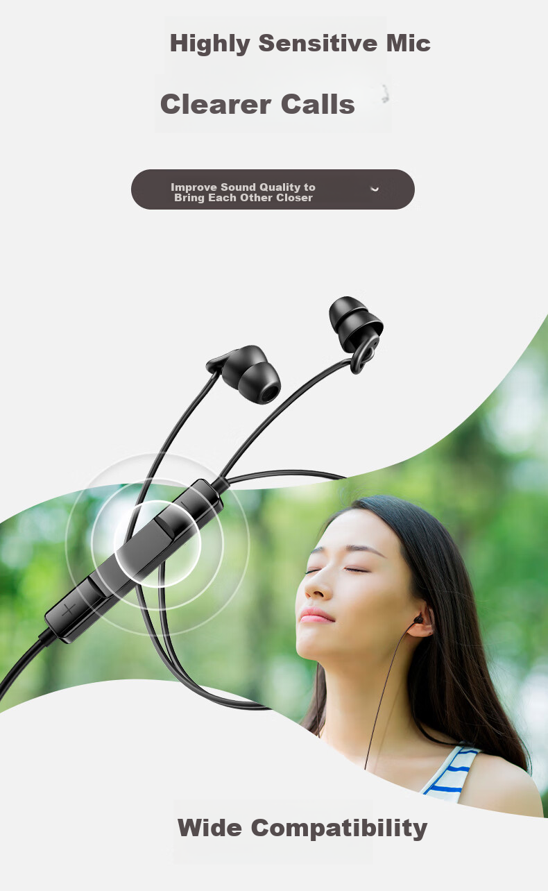 Aigo Sleep Earphones, Semi In-Ear Design, Specially for Sleeping, Aid Sleep, Side Sleeping, Ear Pressure-Free, Soundproof, Noise Reduction, Wired Headphones with 3.5mm Round Plug, for Sports, Running, Music, Computer, Mobile Phone, A260 4