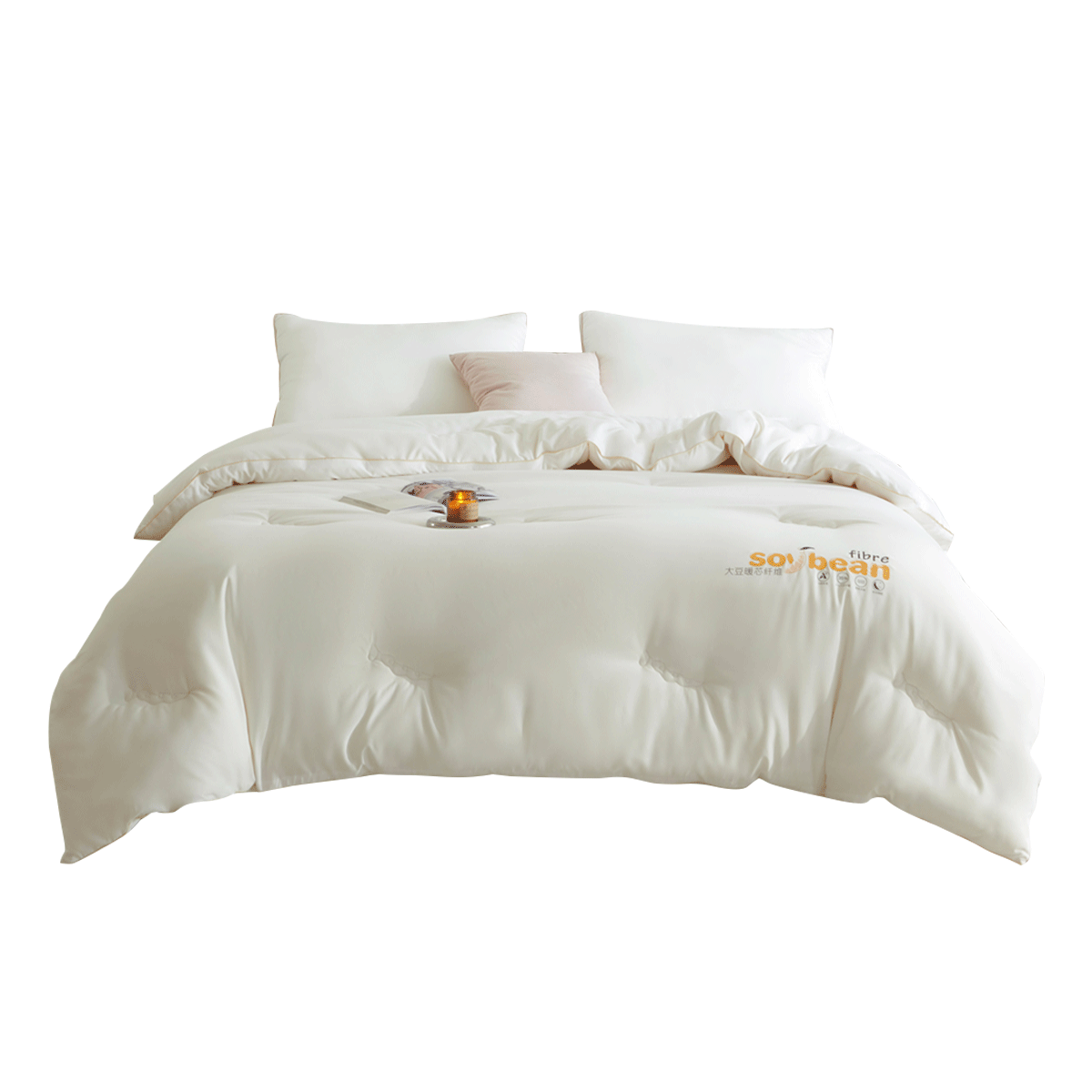 Dohia Home Visit Soybean Quilt, 35% Soybean Fiber All-Season Comforter, Approximately 4.8 Jin (2.4 Kg), 230*229cm