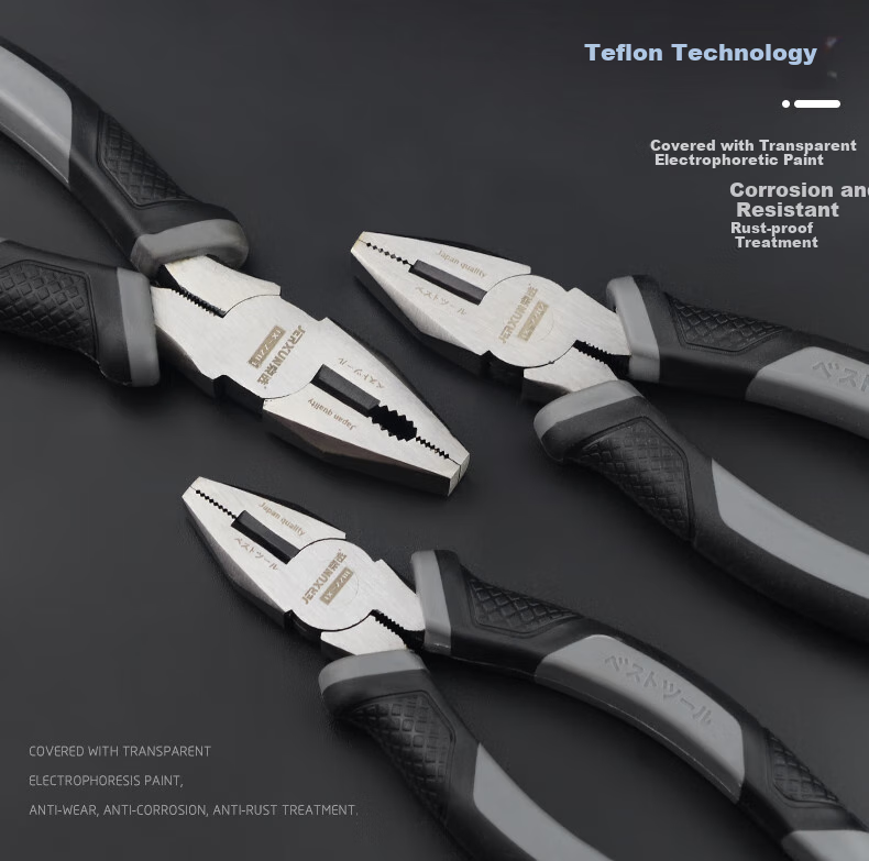 JERXUN 7-Inch Pliers, Wire Cutters, Multi-Functional Electrician's Pliers, Labor-Saving Gripping Shears, Hardware Tools, Wire Cutting Pliers 5