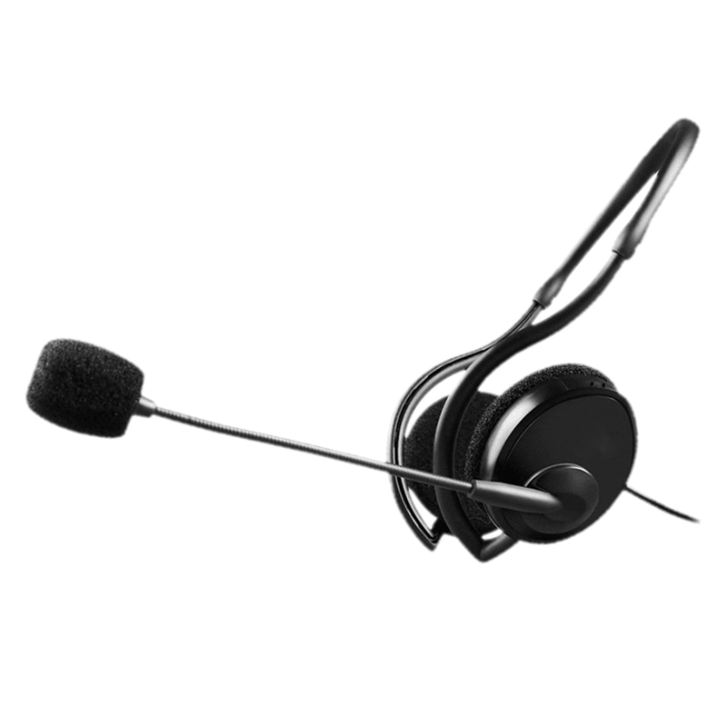 Dianyin L7 Over-Ear Headset Business Office Call Center Telemarketing Noise-Cancelling Customer Service Headphones for Online Classes Meetings Telemarketing USB Interface for PC Laptop